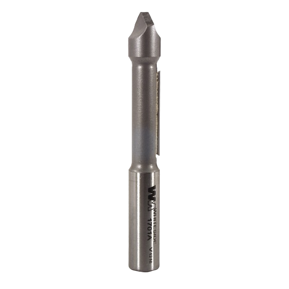Steel Whiteside panel bit with pilot plunge tip designed for precision woodworking in tool accessories collection under $50