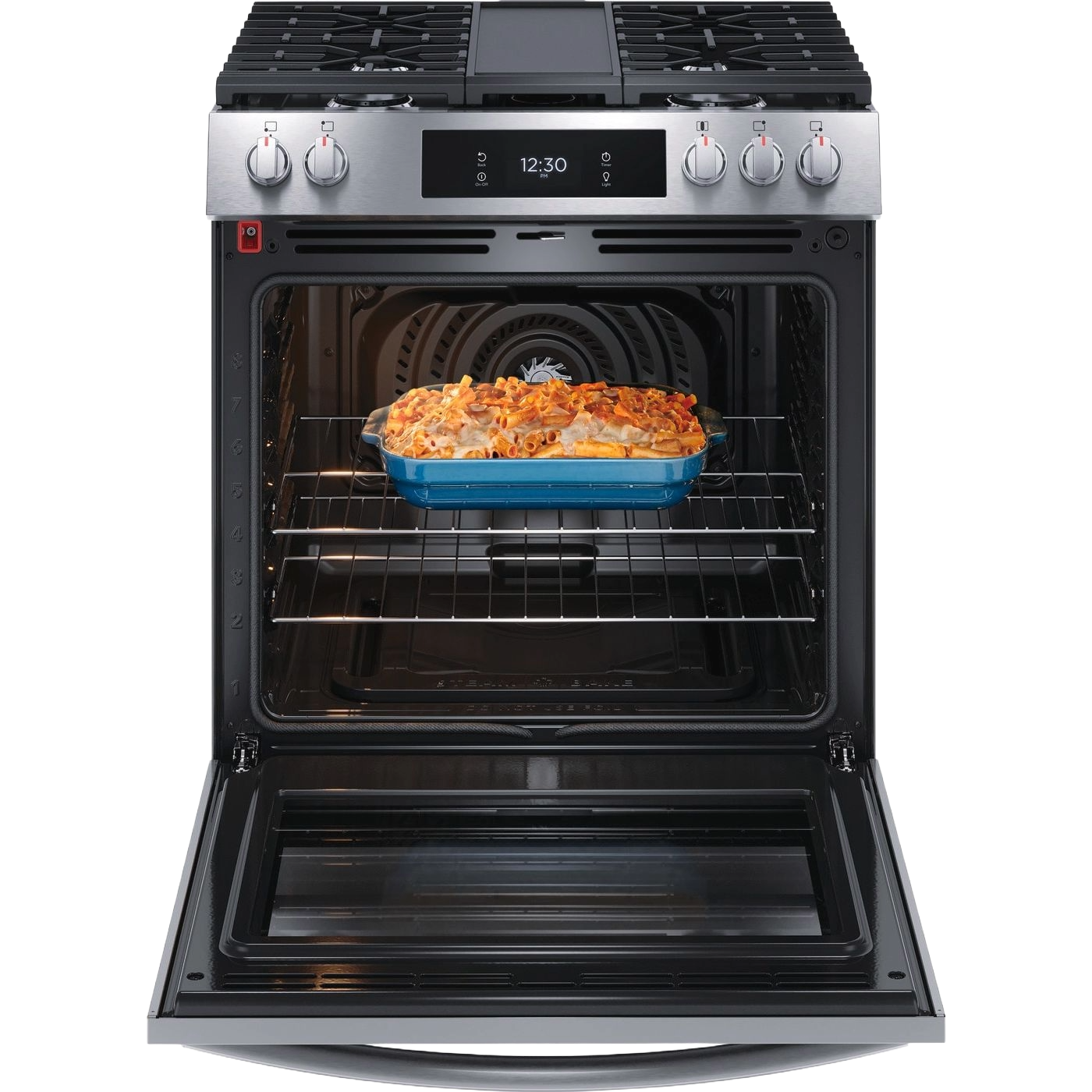 30" Front Control Gas Range with Total Convection
