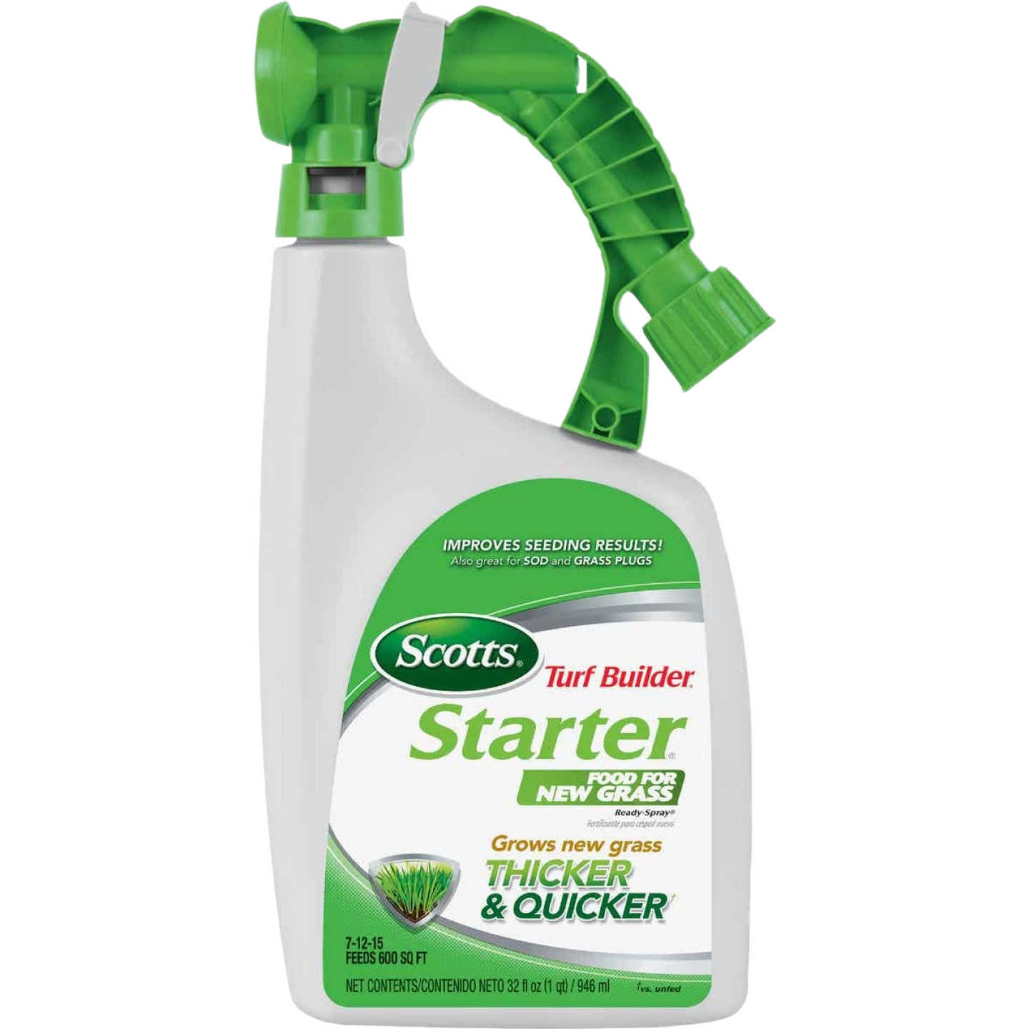 32 oz ready-to-spray Scotts starter food for new grass in lawn care and fertilizer collections under $50