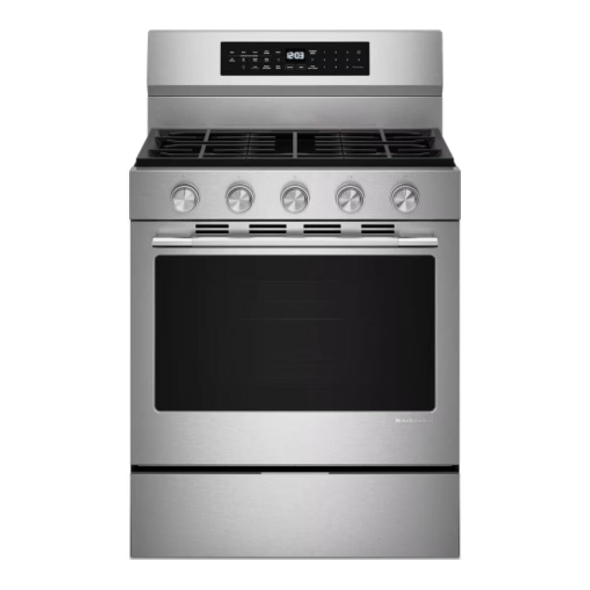 5.0 Cu. Ft. Smart Freestanding Gas Range with Convection Cooking Modes