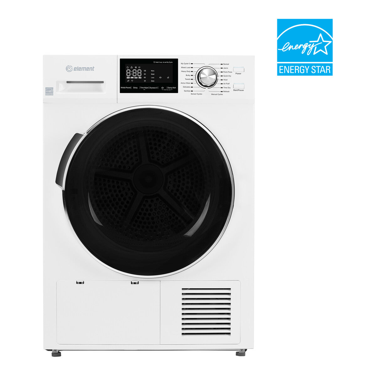 Element 24-INCH 4.4 cu. ft. Heat Pump Dryer – White Energy Star (EFD4424EBW)