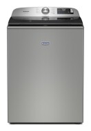 Stainless steel top load Maytag washer with digital controls and pet hair removal filter for washers and appliances collections