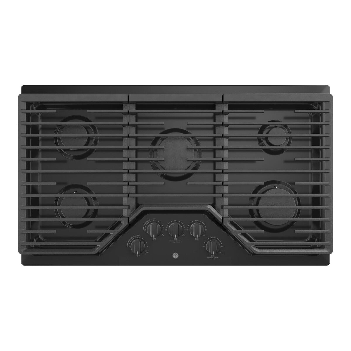 GE® 36" Built-In Gas Cooktop with 5 Burners and Dishwasher Safe Grates