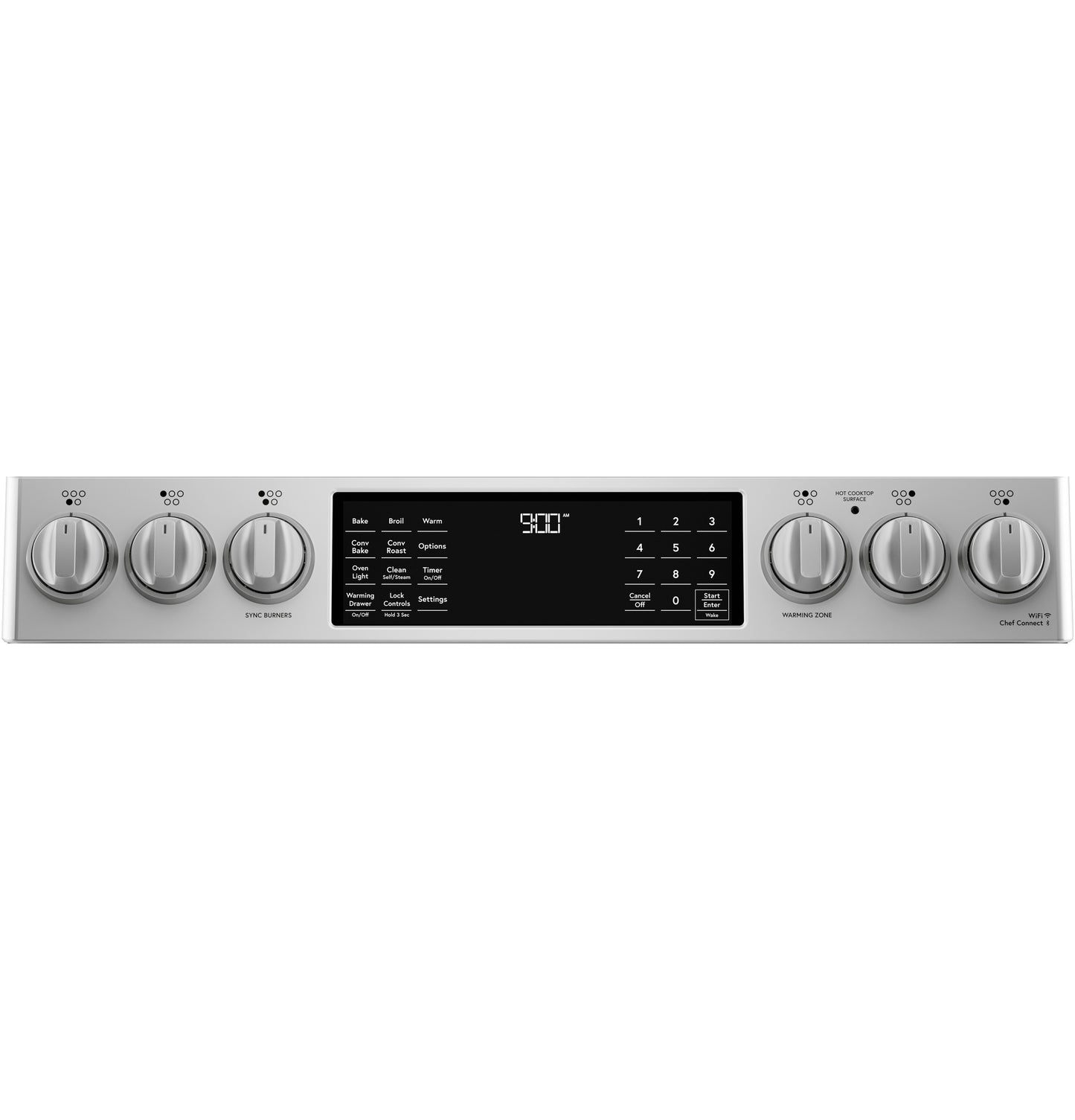 CAFÉ™ 30" Smart Slide-In, Front-Control, Induction and Convection Range with Warming Drawer