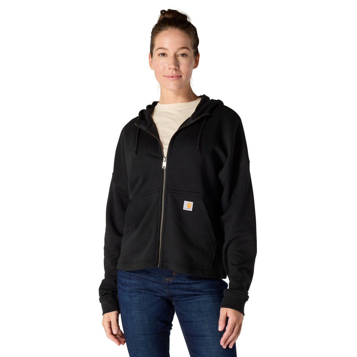 Carhartt Women's TENCEL Fiber Series Loose Fit Full-Zip Sweatshirt