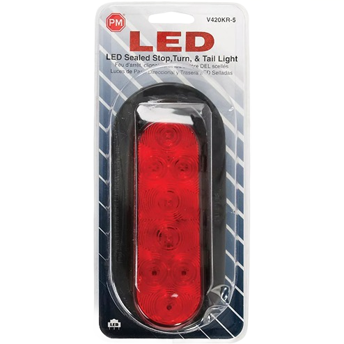 Red LED sealed oblong stop, turn, and tail light for trailers in parts and lubricants under $50 collection