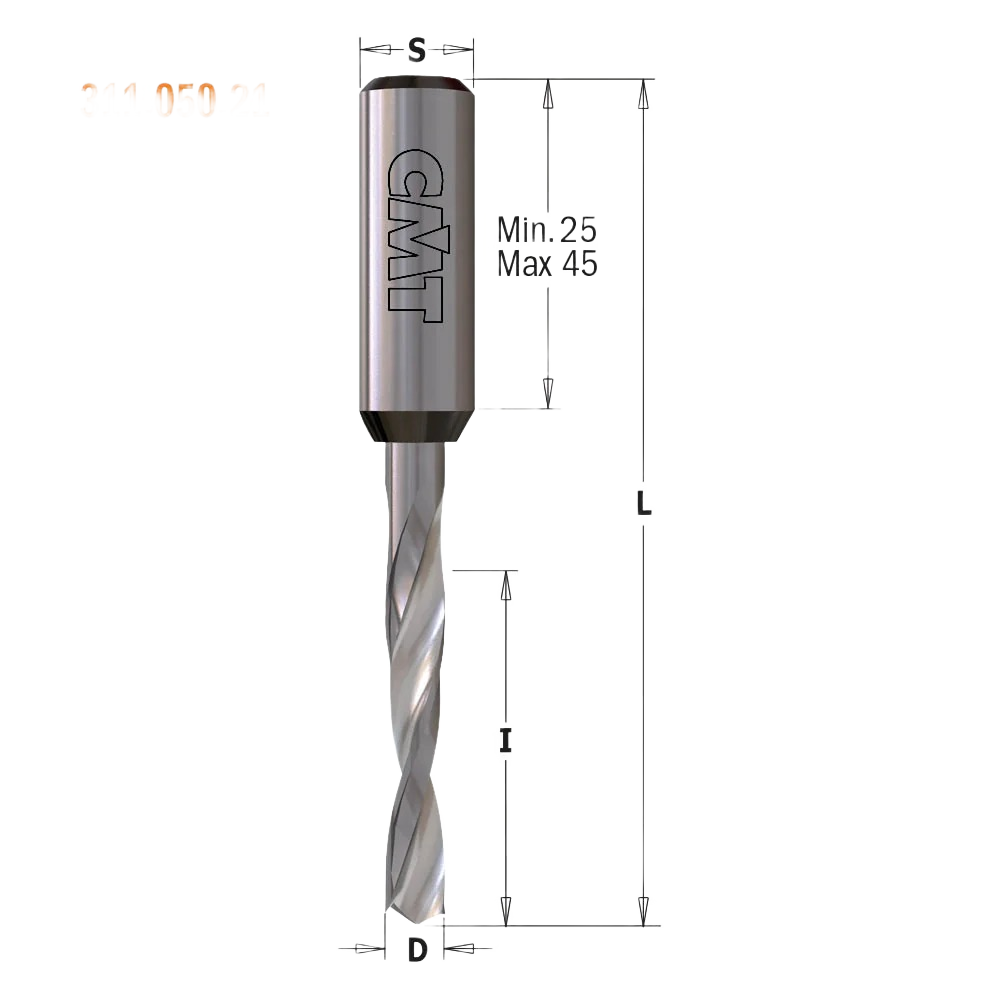 CMT Orange Tools 6 x 35 x 70mm Dowel Drill Bit, Rh