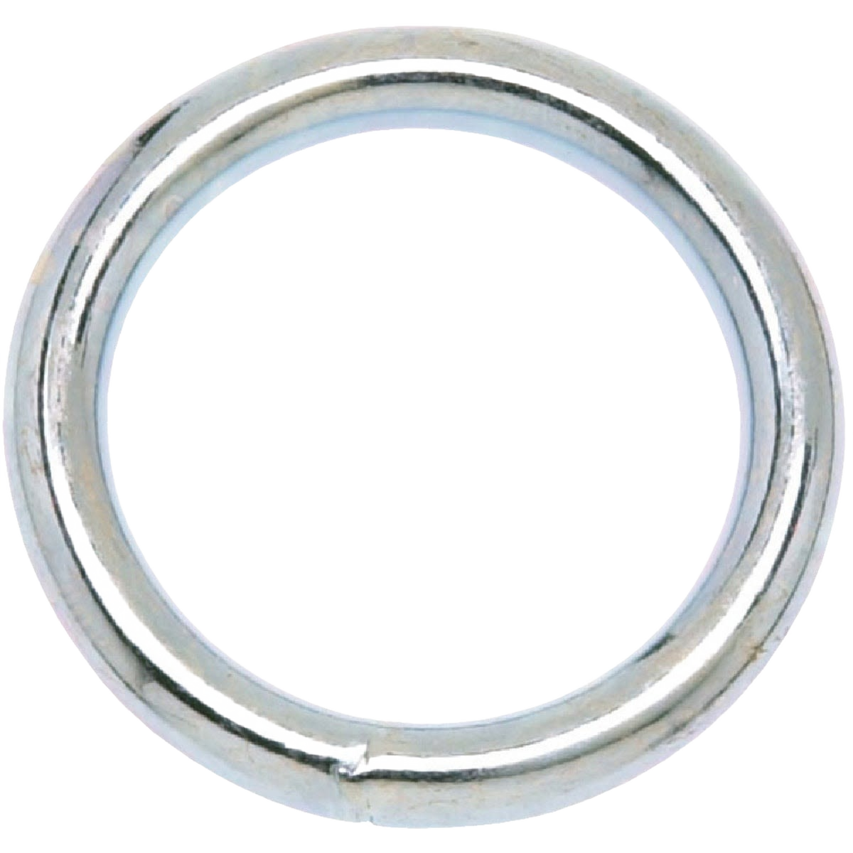 Welded metal chain ring with zinc finish for secure connections, ideal for hardware and fasteners under $50 collections