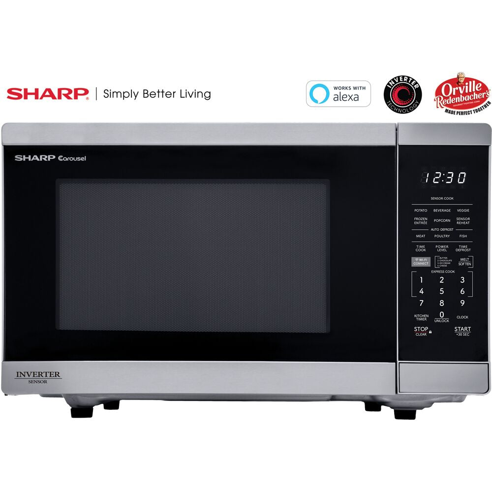 1.4 CF Smart Countertop Microwave Oven, Orville Redenbacher's Certified