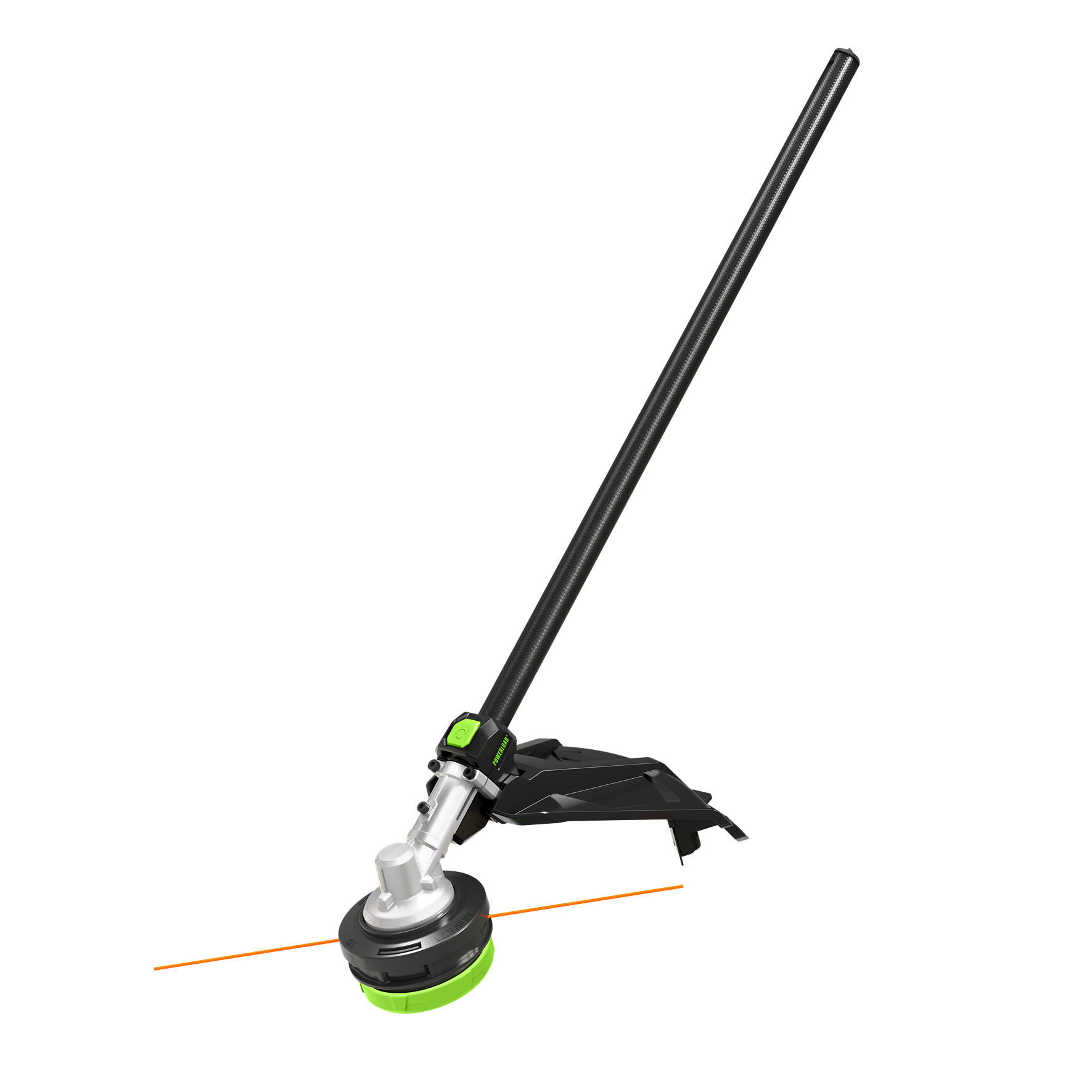 Lightweight carbon fiber string trimmer attachment with POWERLOAD for efficient yard trimming in power tool accessories collections