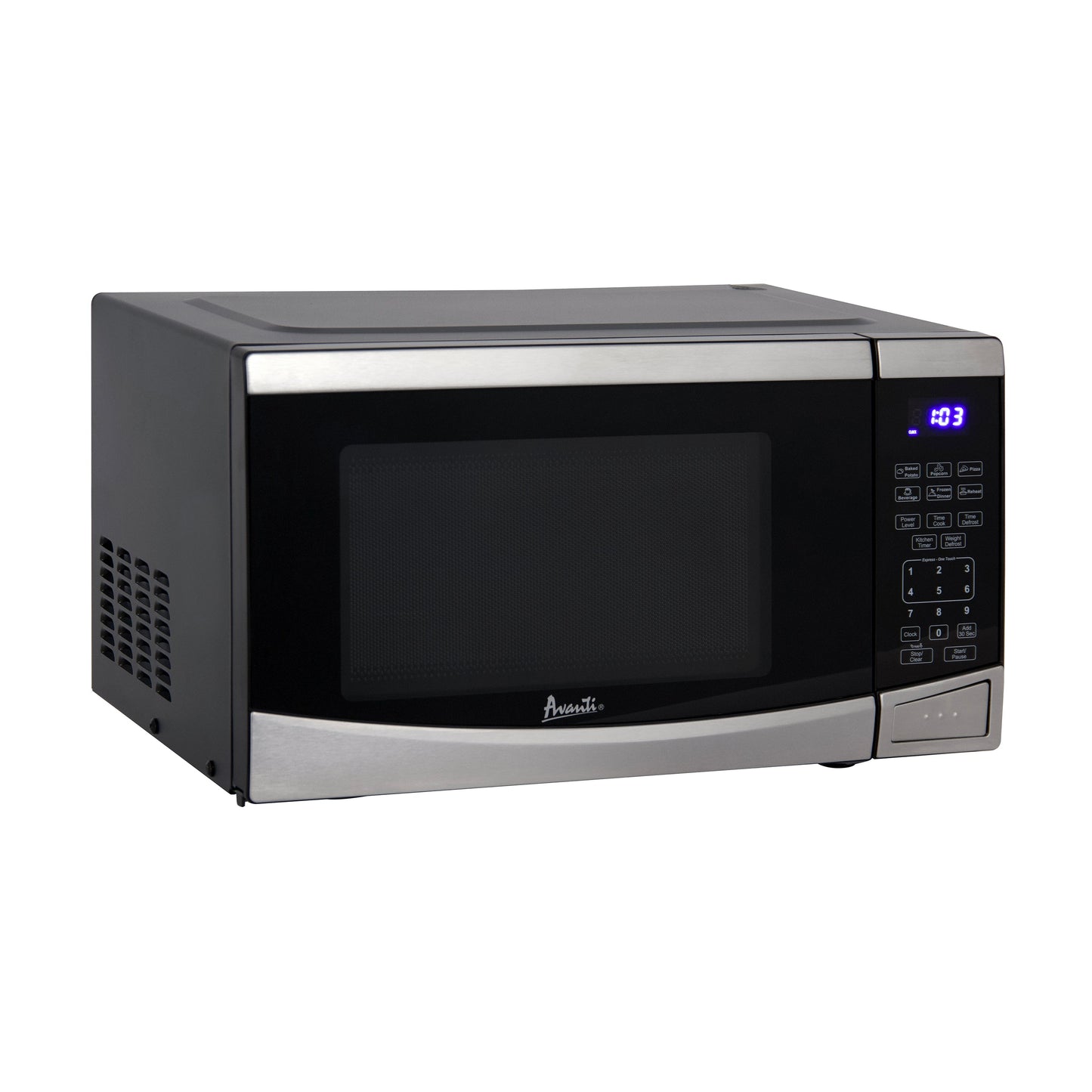 Avanti Countertop Microwave Oven, 0.9 cu. ft. - Stainless Steel