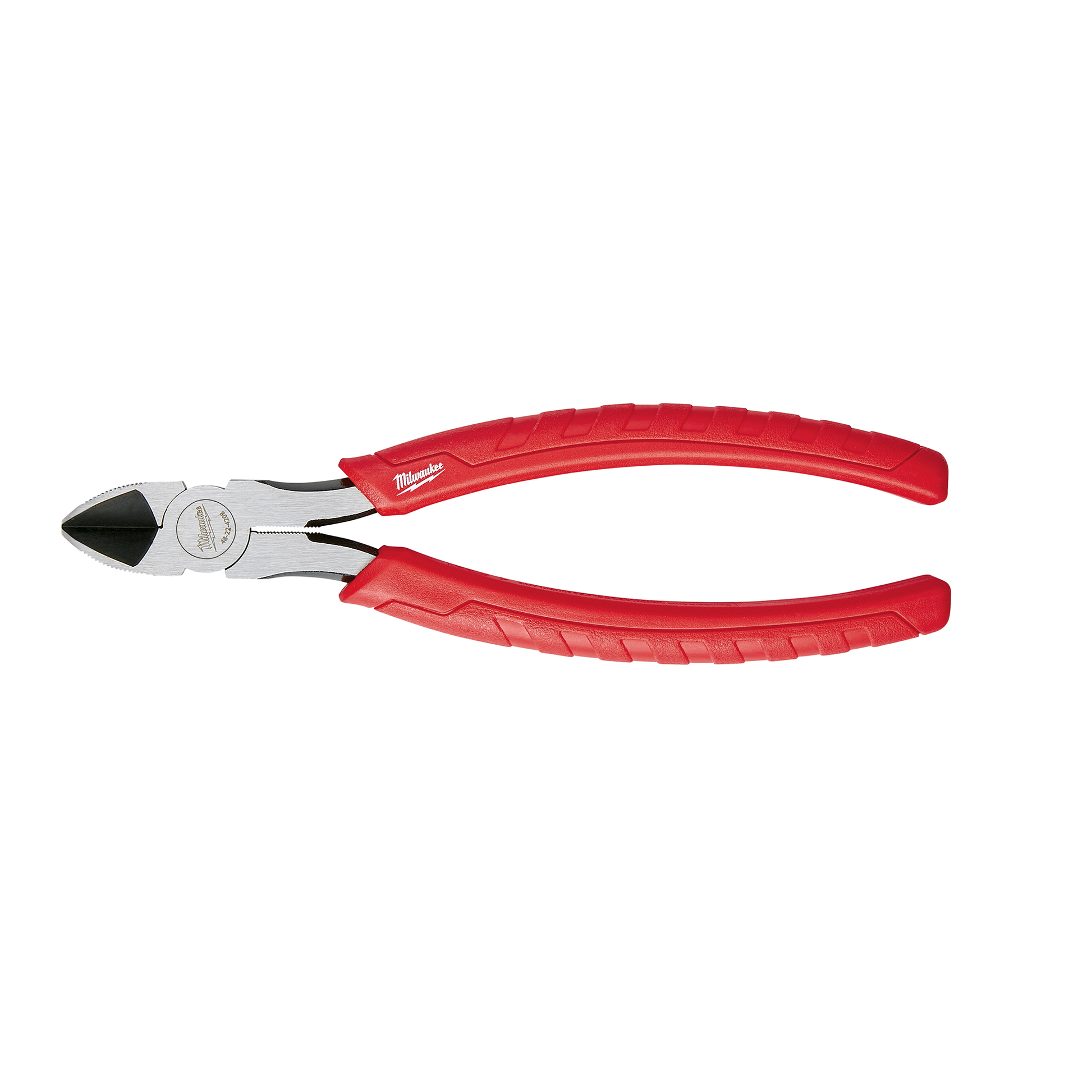Diagonal cutting pliers with red comfort grip handles designed for precise cutting in home improvement tasks