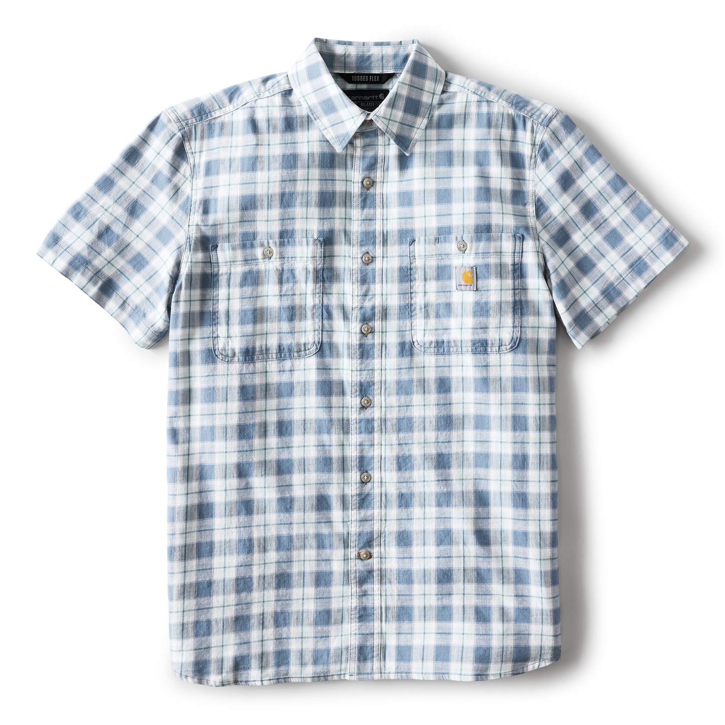Carhartt Men's Bozeman Relaxed Short-Sleeve Plaid Shirt