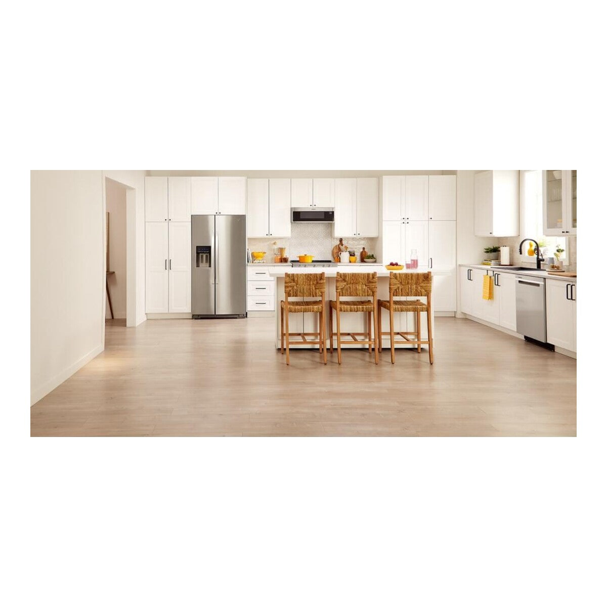 33-inch Wide Side-by-Side Refrigerator - 22 cu. ft.