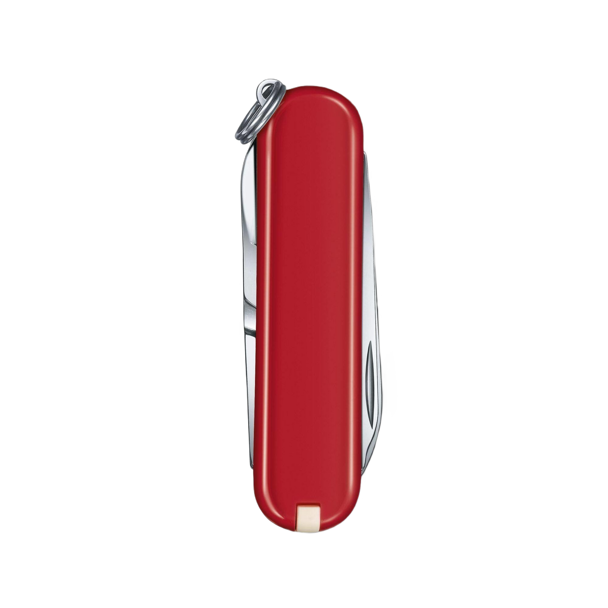 Red Victorinox Swiss Army pocket knife with compact design for everyday tools and home improvement tasks