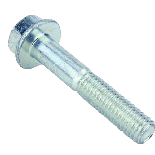 Metallic hex head screw with partially threaded shaft for John Deere parts and home improvement use under $50 collections
