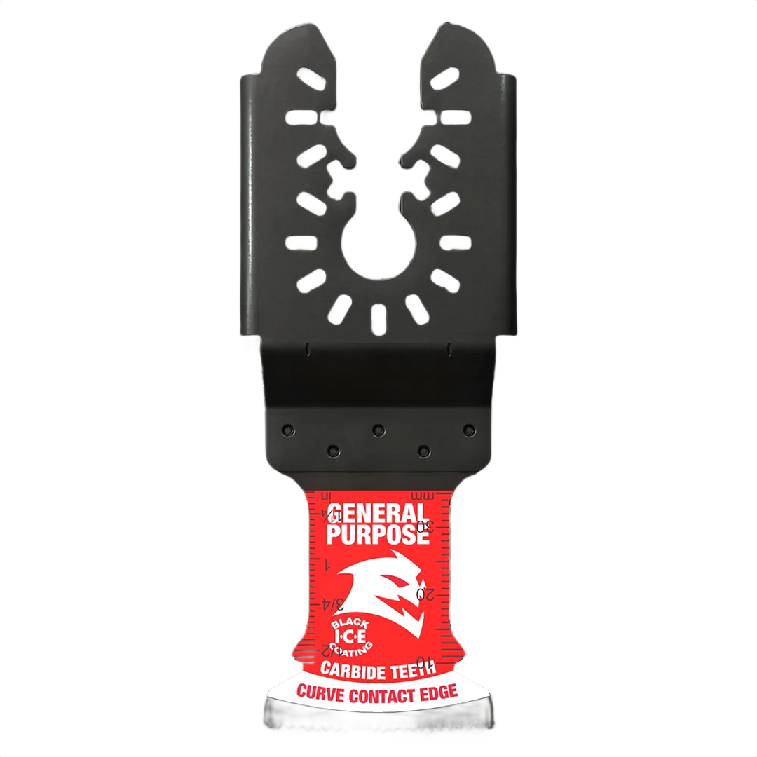 Black metal universal oscillating blade with carbide teeth for woodworking and power tool accessories under $50 collection