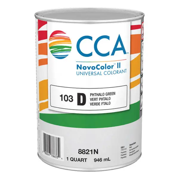 1-quart can of green universal colorant for paint projects in Paint & Supplies and Home Improvement collections