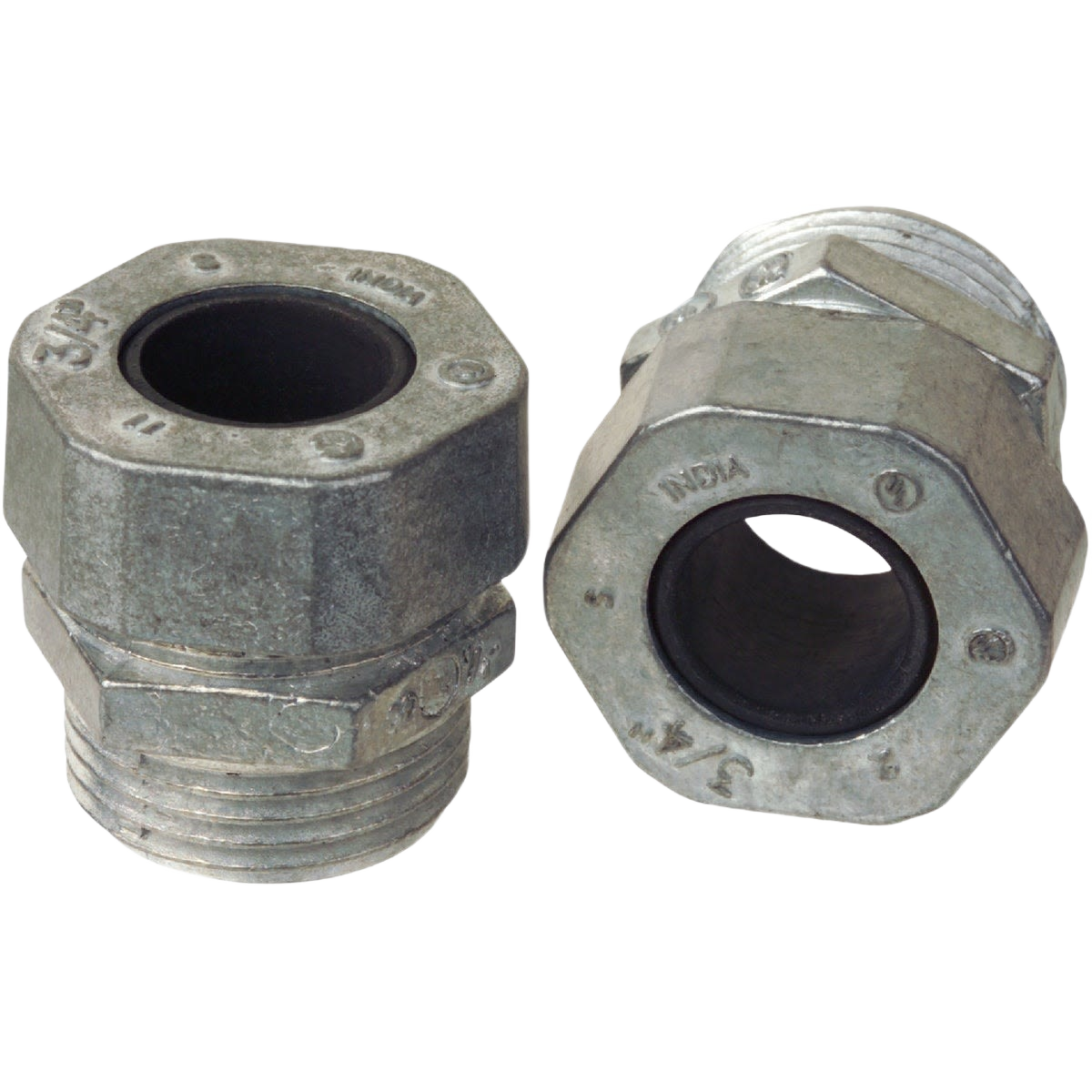 Die-cast zinc flexible conduit connectors with 1/2 inch trade size for electrical conduit and home improvement tools under $50