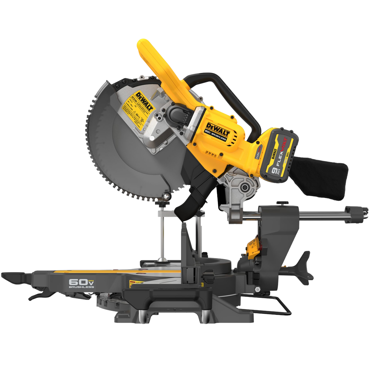DEWALT 60V MAX* 12" Brushless Cordless Double-Bevel Sliding Miter Saw Kit