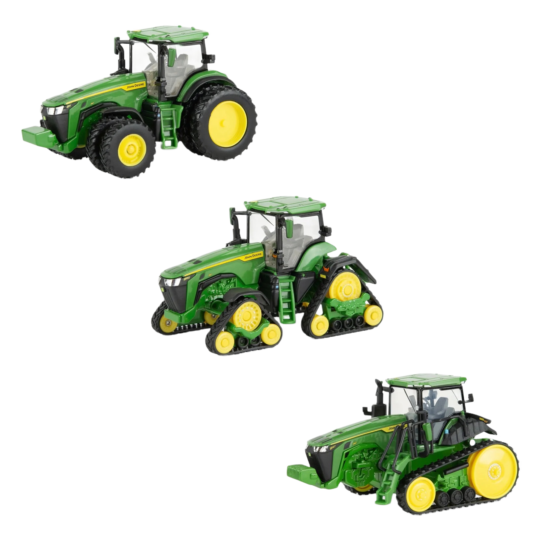 Green John Deere 1/64 scale tractor toys in Prestige Collection for Vehicles & Remote Controlled Toys and Toys & Games categories