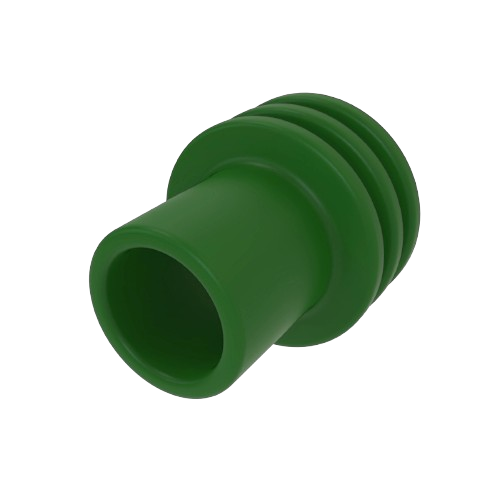Green rubber electric connector seal designed for durable protection in tools and home improvement projects