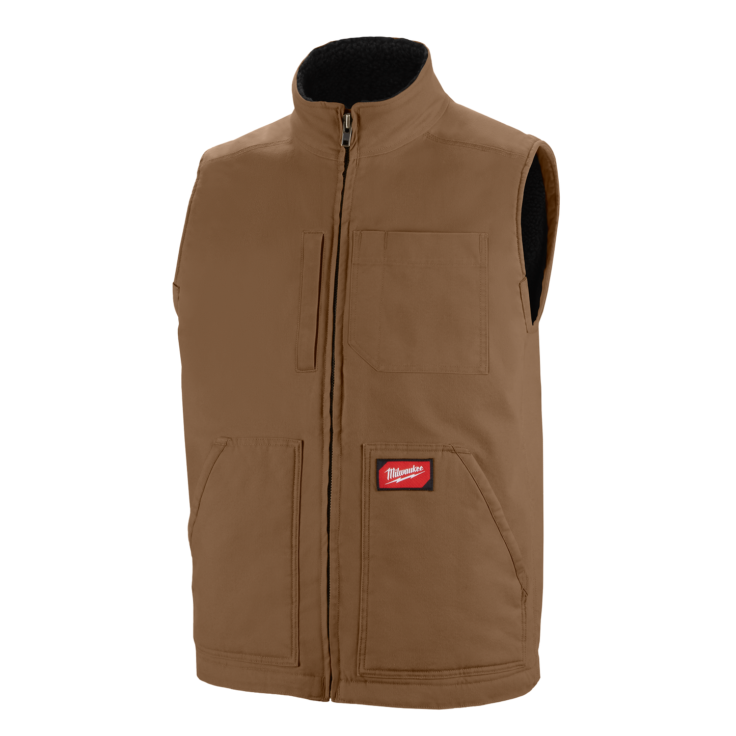 Milwaukee GRIDIRON™ Sherpa-Lined Vest - Brown L