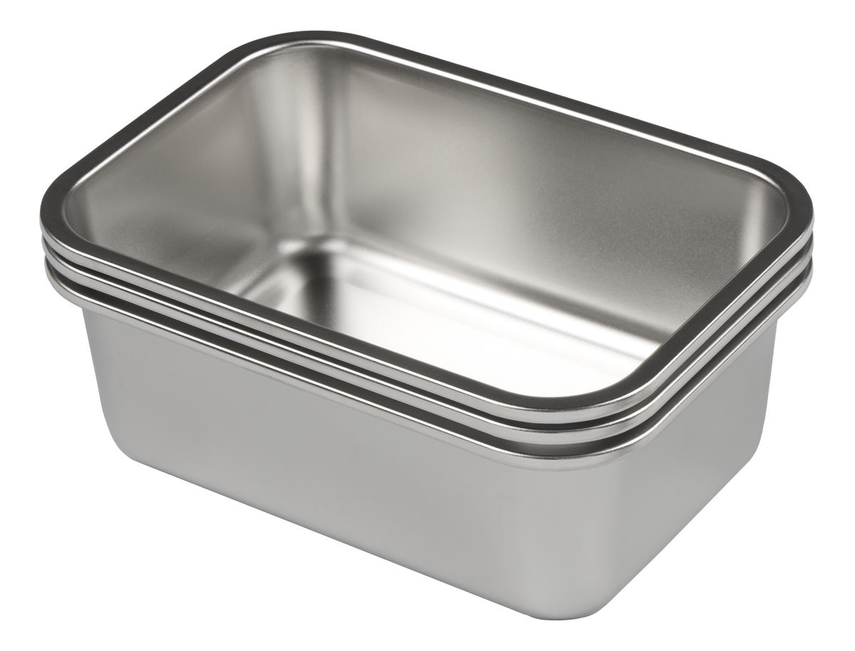 Milwaukee Stainless Steel Containers for M18™ Jobsite Lunch Warmer, 3-Pack