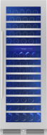 Presrv Wine Cooler, 24in Full Size, SS+Glass, Reversible Door, 2 Zone