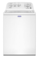 White top load washer with deep fill option and digital controls from Top Load Washers and Appliances collections