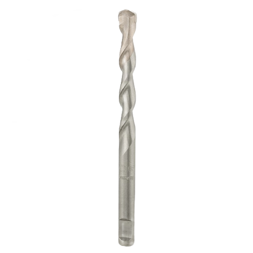 Silver SDS-Max® centering drill bit with spiral flutes designed for power tool accessories and home improvement tasks