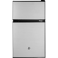 GE® ENERGY STAR® Double-Door Compact Refrigerator