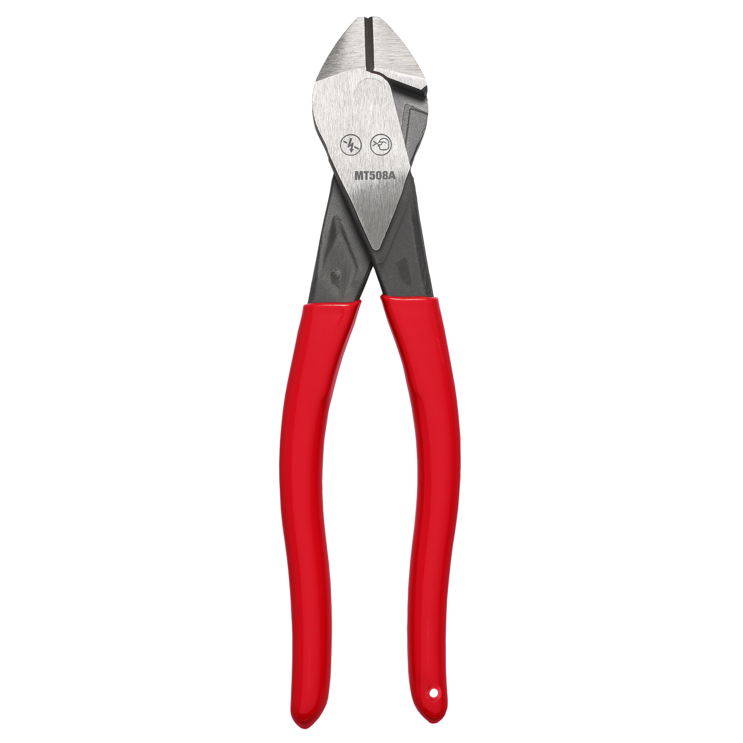 Milwaukee 8" Angled Head Diagonal Dipped Grip Cutting Pliers (USA)