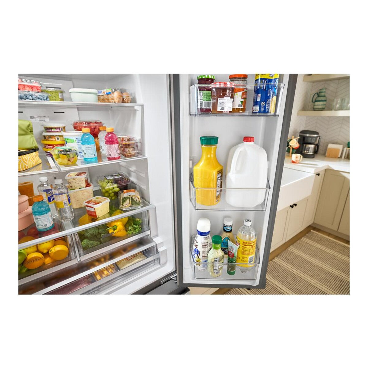 36-Inch French Door Refrigerator with Ice Maker - 31 cu. ft.