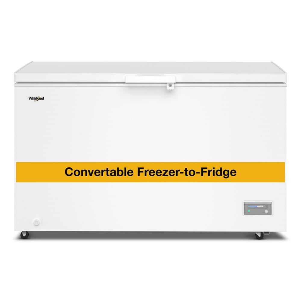 Whirlpool® 16 cu. ft. Convertible Freezer-to-Fridge Chest Freezer with 3 Storage Baskets