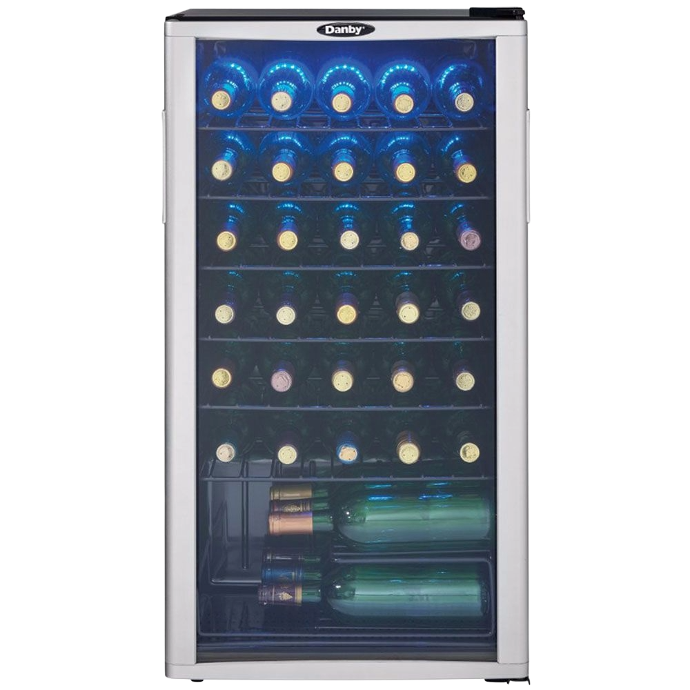 35 Bottle Wine Cooler,Reversible Door,Tempered Glass Door,Worktop