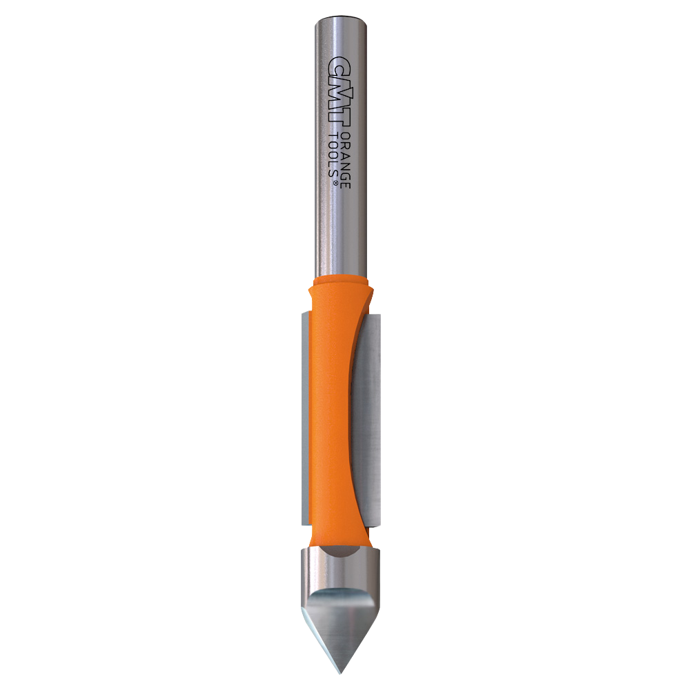 CMT Orange Tools 1/2” x 1-1/4” Panel Pilot Bits With Guide, 1/2" Shank