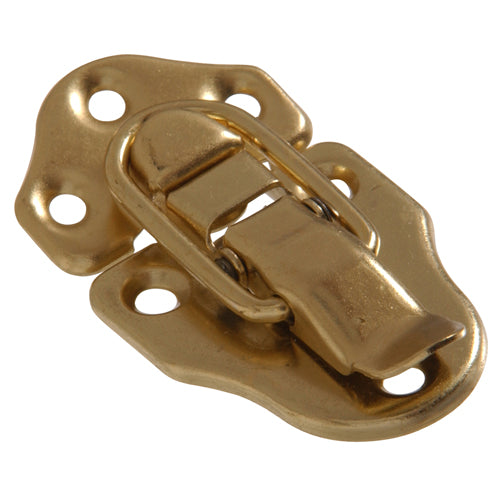 Brass ornamental draw catch with decorative design for furniture hardware and cabinet latch applications under $50