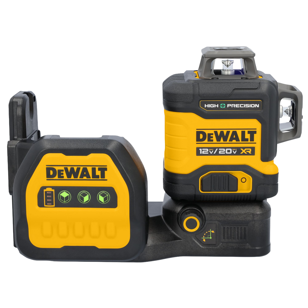 DEWALT 20V MAX* XR® 3 x 360° High Precision Green Laser
