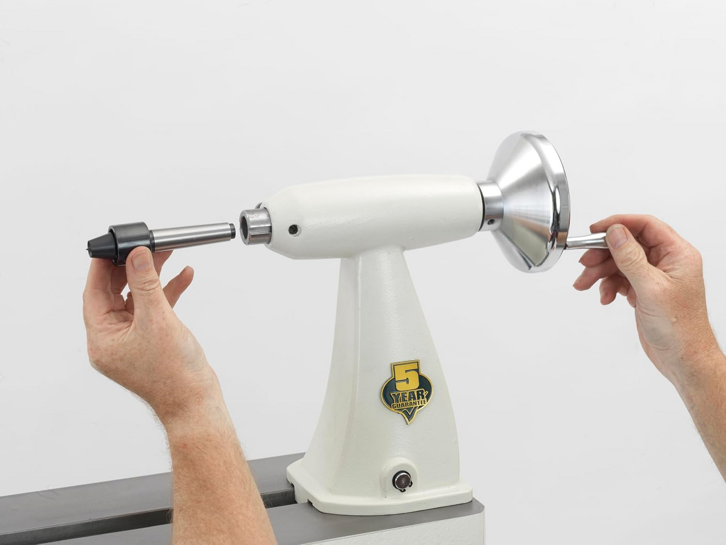 Record Power Coronet Regent 18" Heavy Duty Swivel-Head Cast Iron Variable Speed Lathe