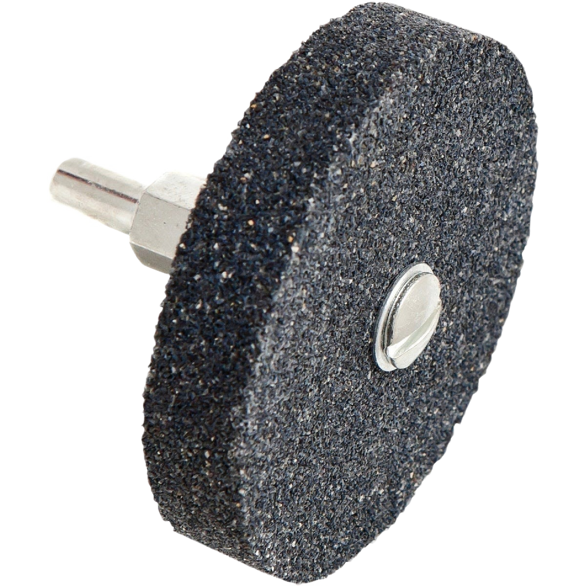Cylindrical grinding stone with aluminum oxide surface for metal deburring in power tool and woodworking accessories collections