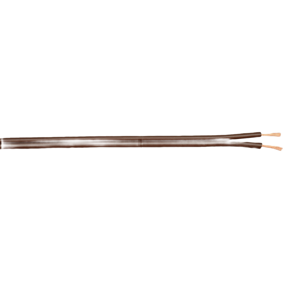 Brown 18/2 thermoplastic lamp cord wire for electrical and home improvement use in wiring and wire collections