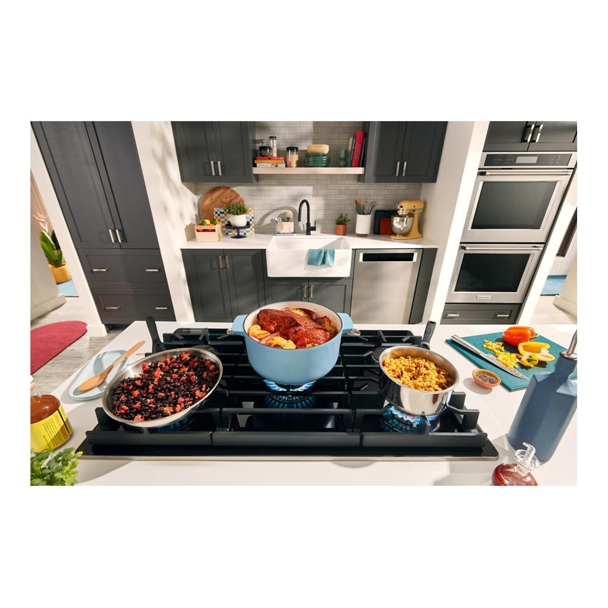 36" Gas-on-Glass Cooktop