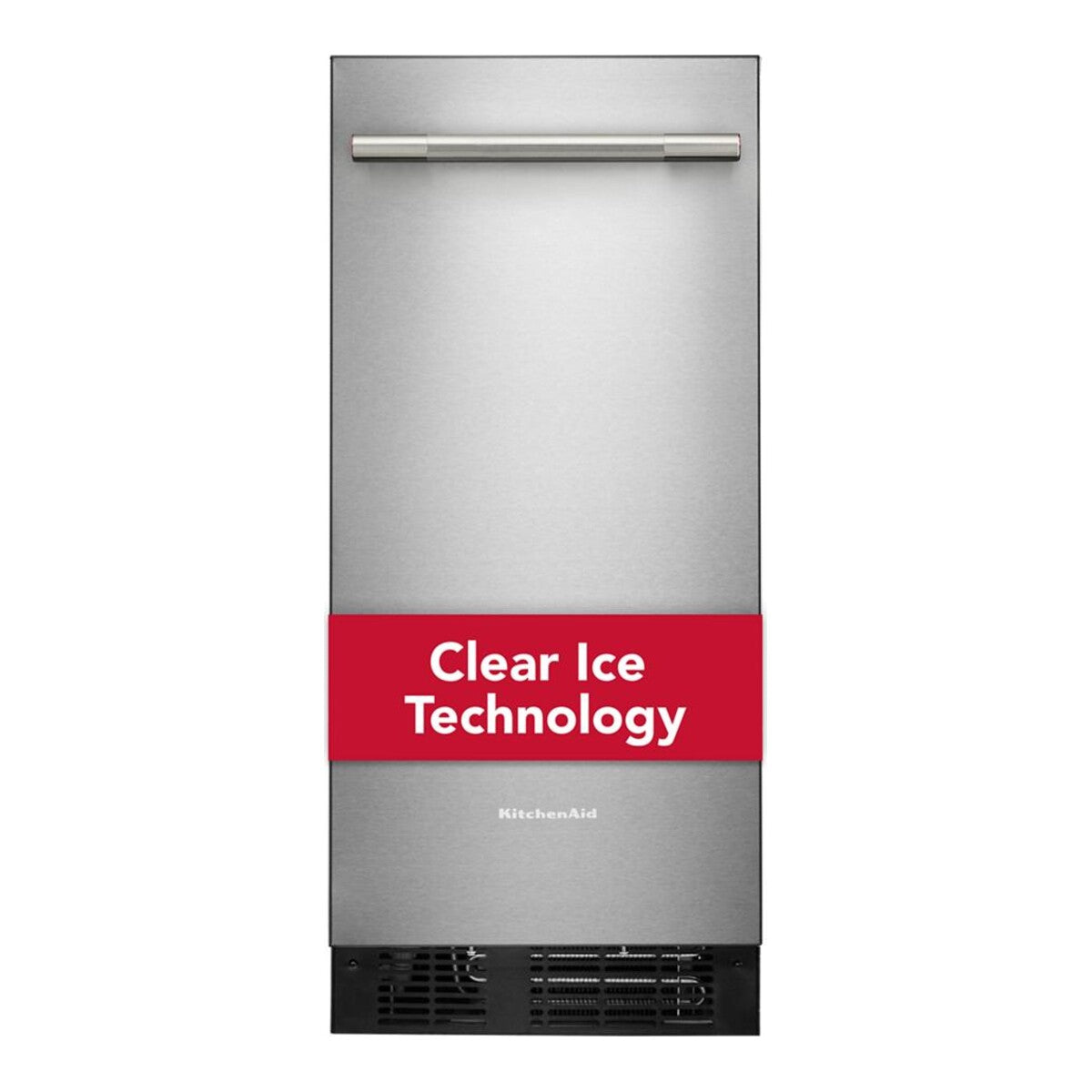 15-Inch Automatic Ice Maker with Clear Ice Technology in PrintShield® Stainless Steel