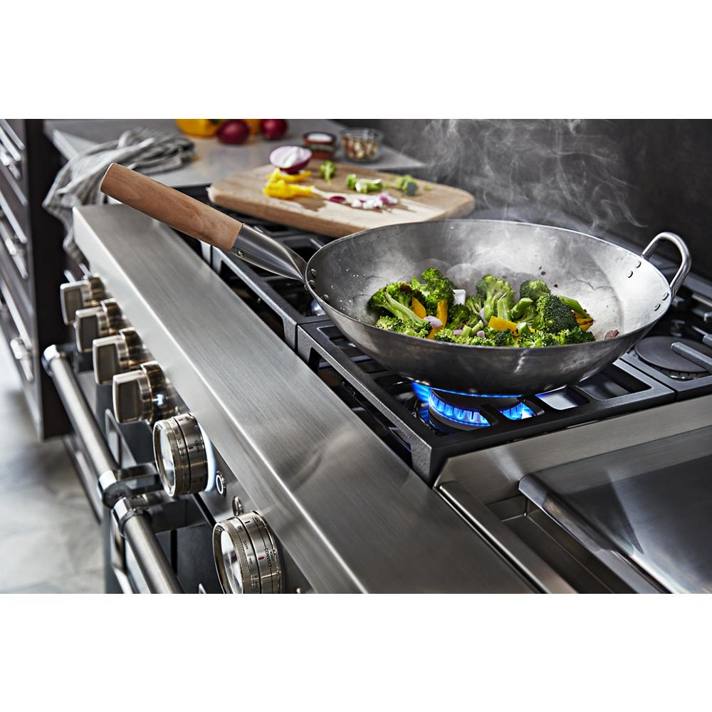 KitchenAid® 48'' Smart Commercial-Style Dual Fuel Range with Griddle
