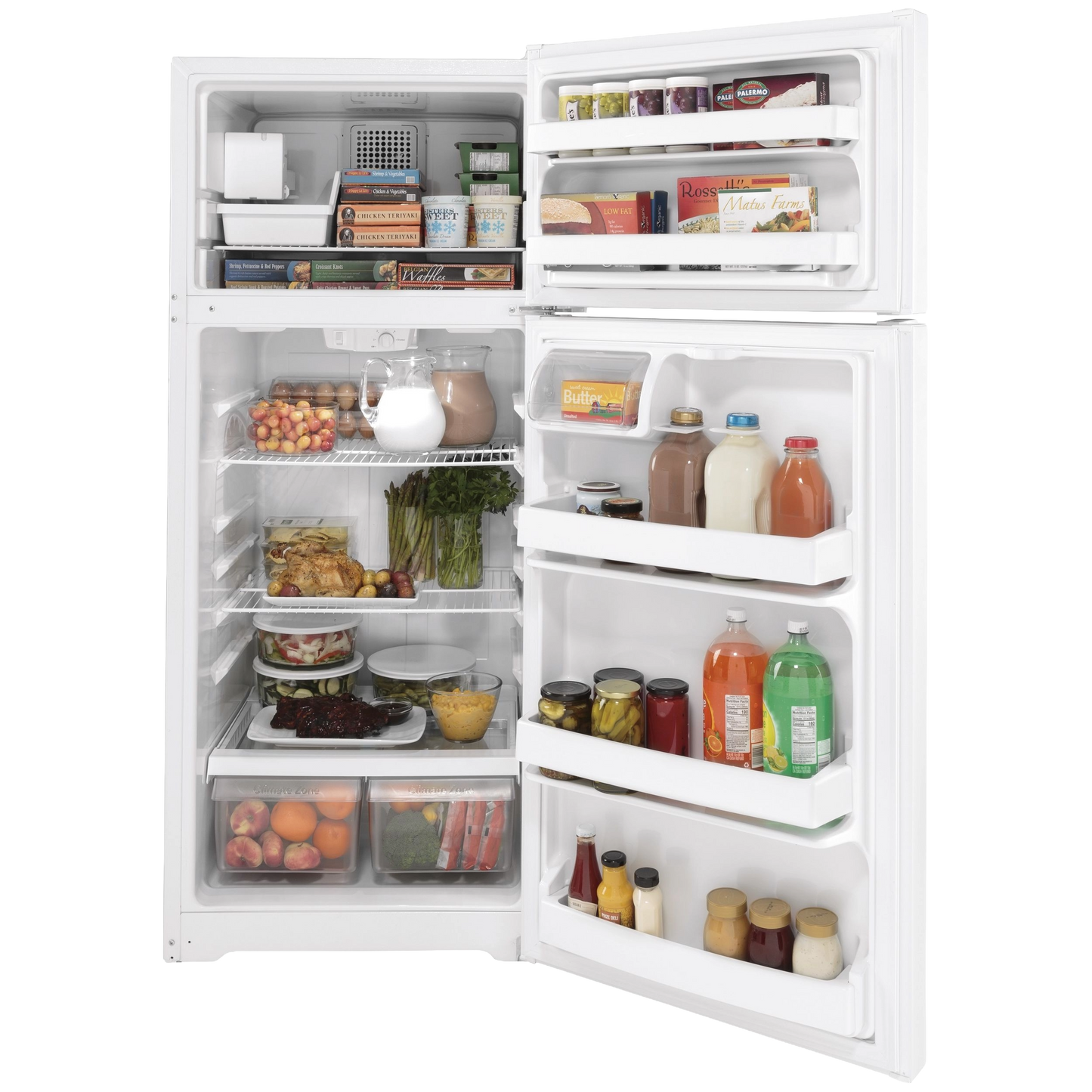 GE® ENERGY STAR® 17.5 Cu. Ft. Top-Freezer Refrigerator