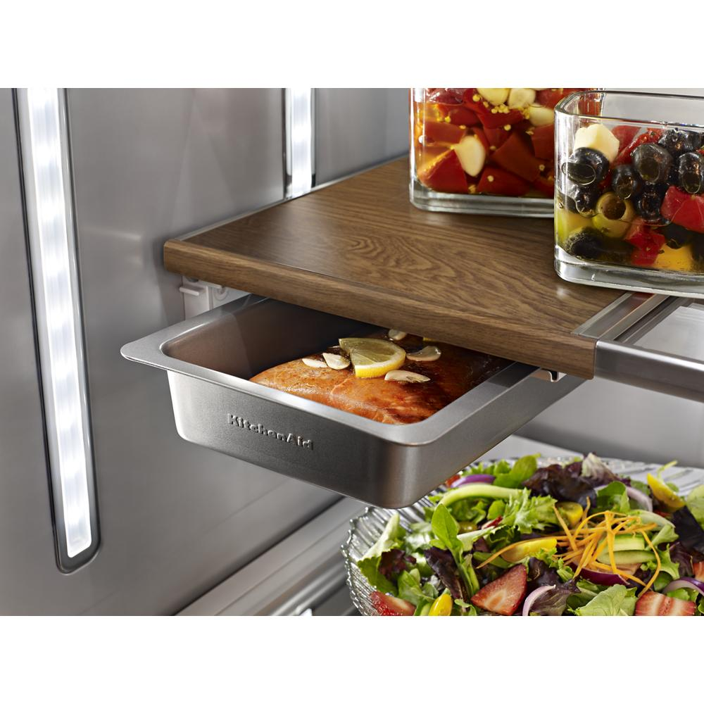 23.8 cu. ft. 36" Counter-Depth French Door Platinum Interior Refrigerator with PrintShield™ Finish