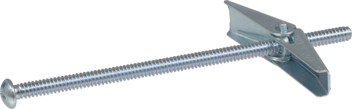 Hillman Round Head Machine Screw Toggle Bolts (1/8" x 3") - 2 pc