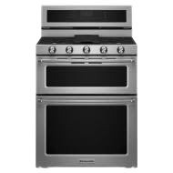 30-Inch 5 Burner Gas Double Oven Convection Range