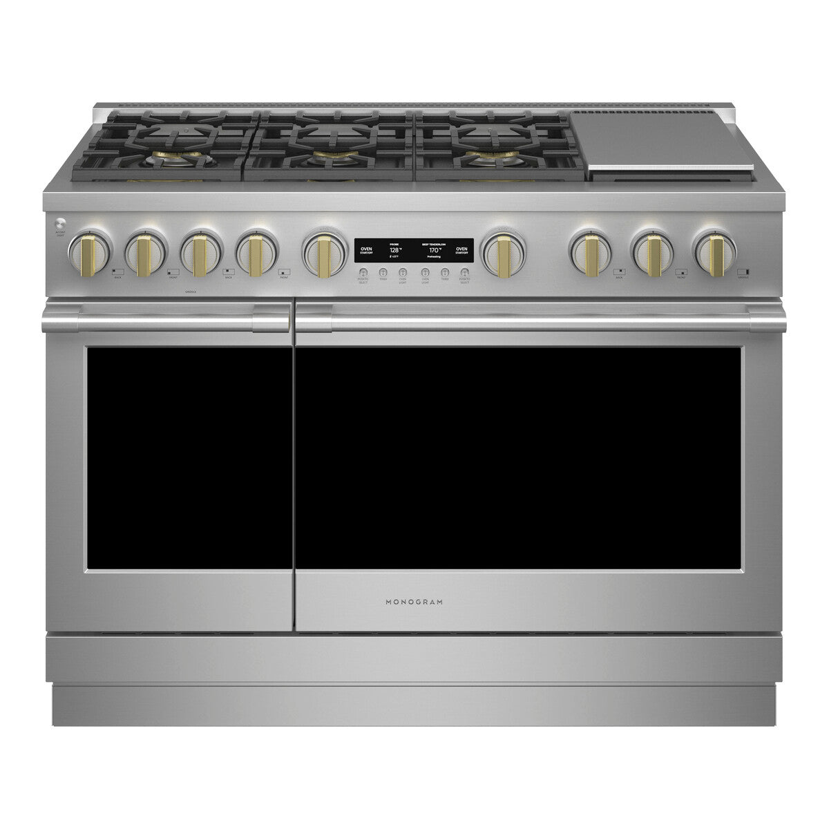 Monogram 48" All Gas Professional Range with 6 Burners and Griddle